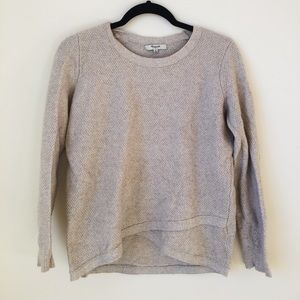 Madewell cream sweater top